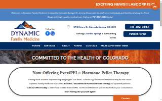 Dynamic Family Medicine PLLC website