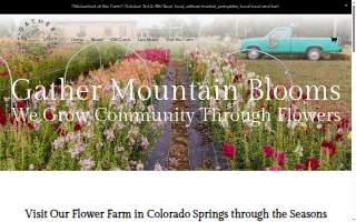 Gather Mountain Blooms website