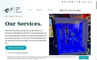 Husky Bros It Services website
