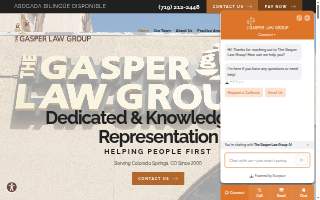 The Gasper Law Group of Fountain website
