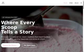 The Sweet Stop website