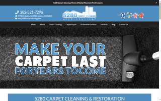 5280 Carpet Cleaning & Restoration website