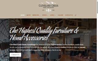 Cleveland Creek Home Furnishings of Golden website