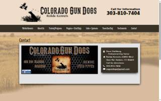 Colorado Gun Dogs website