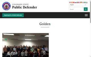 Colorado State Public Defender website