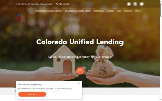 Colorado Unified Lending website