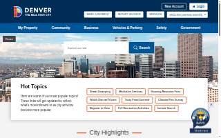 Denver West Pools website