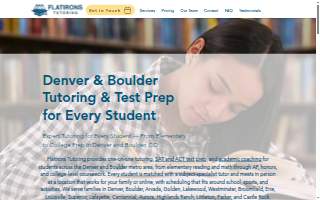 Flatirons Tutoring website
