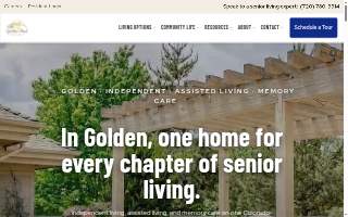 Golden Pond Senior Living website