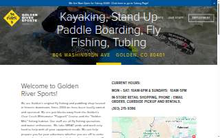 Golden River Sports LLC website