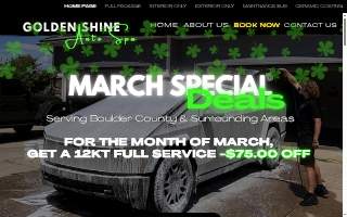 Golden Shine Auto Spa LLC website