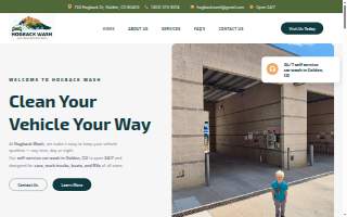 Hogback Car Wash website