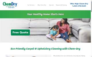 Mile High Chem Dry website
