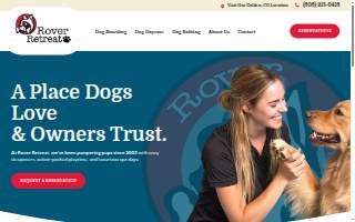 Rover Retreat website