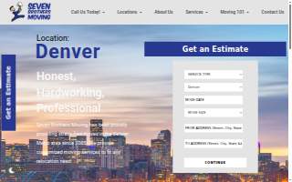 Seven Brothers Moving website