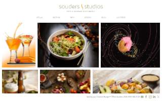 Souders Studios Food & Beverage Photography website