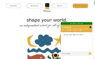 Thrive Preschool Golden website