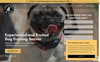 Word of Mouth Dog Training website