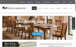 Black Carriage Furniture website