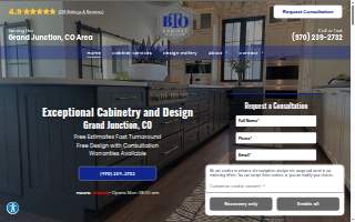 BTO Cabinet & Design website