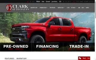 Clark Auto website