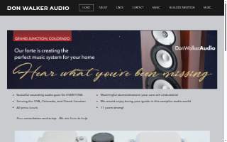 Don Walker Audio website