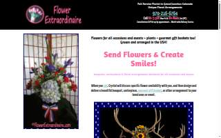 Flower Extraordinaire website