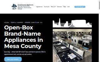 Grand Junction Appliances website
