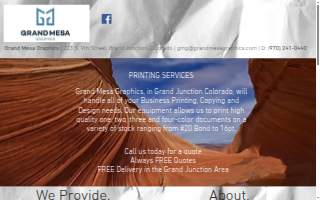 Grand Mesa Graphics website