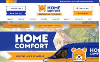 Home Comfort Services website