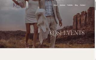 Kosi Events website