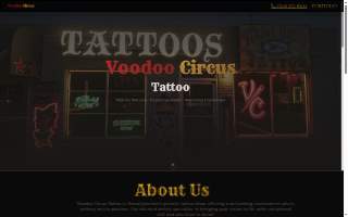 Voodoo Circus Tattoo website