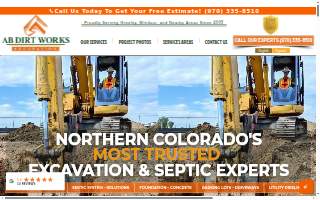 AB Dirt Works, Inc. website