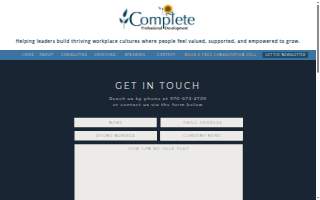 Complete Professional Development website