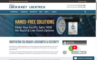 Greeley Lock & Key website
