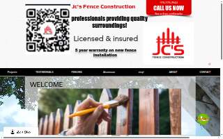 JC's fence construction of Greeley website