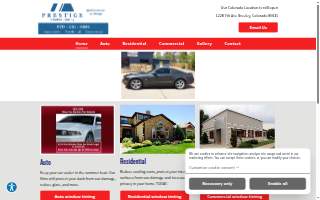 Prestige Window Tinting website