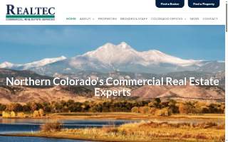 Realtec Commercial Real Estate - Greeley website