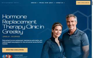 Spark Hormone Therapy of Greeley website