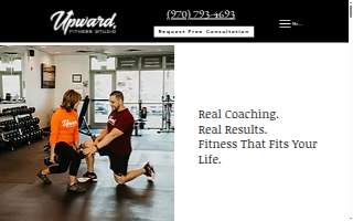 Upward Fitness Studio of Greeley website