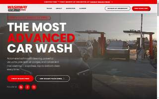 Washway Car Wash website