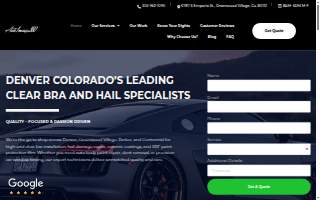 Auto Image 360 - Auto Body Shop website