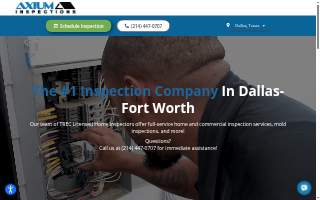 Axium Home Inspections of Greenwood Village website