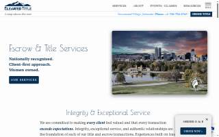Elevated Title website