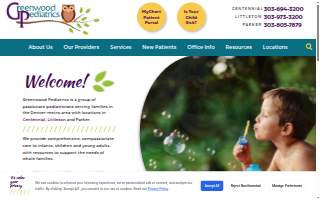 Greenwood Pediatrics Parker of Greenwood Village website