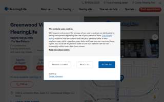 HearingLife of Greenwood Village CO website