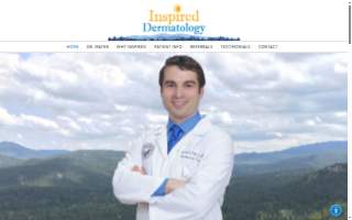 Inspired Dermatology website