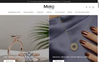 Miro Jewelers website