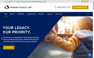 Premier Legacy Law website