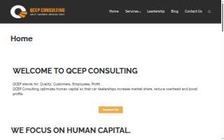 QCEP Consulting website